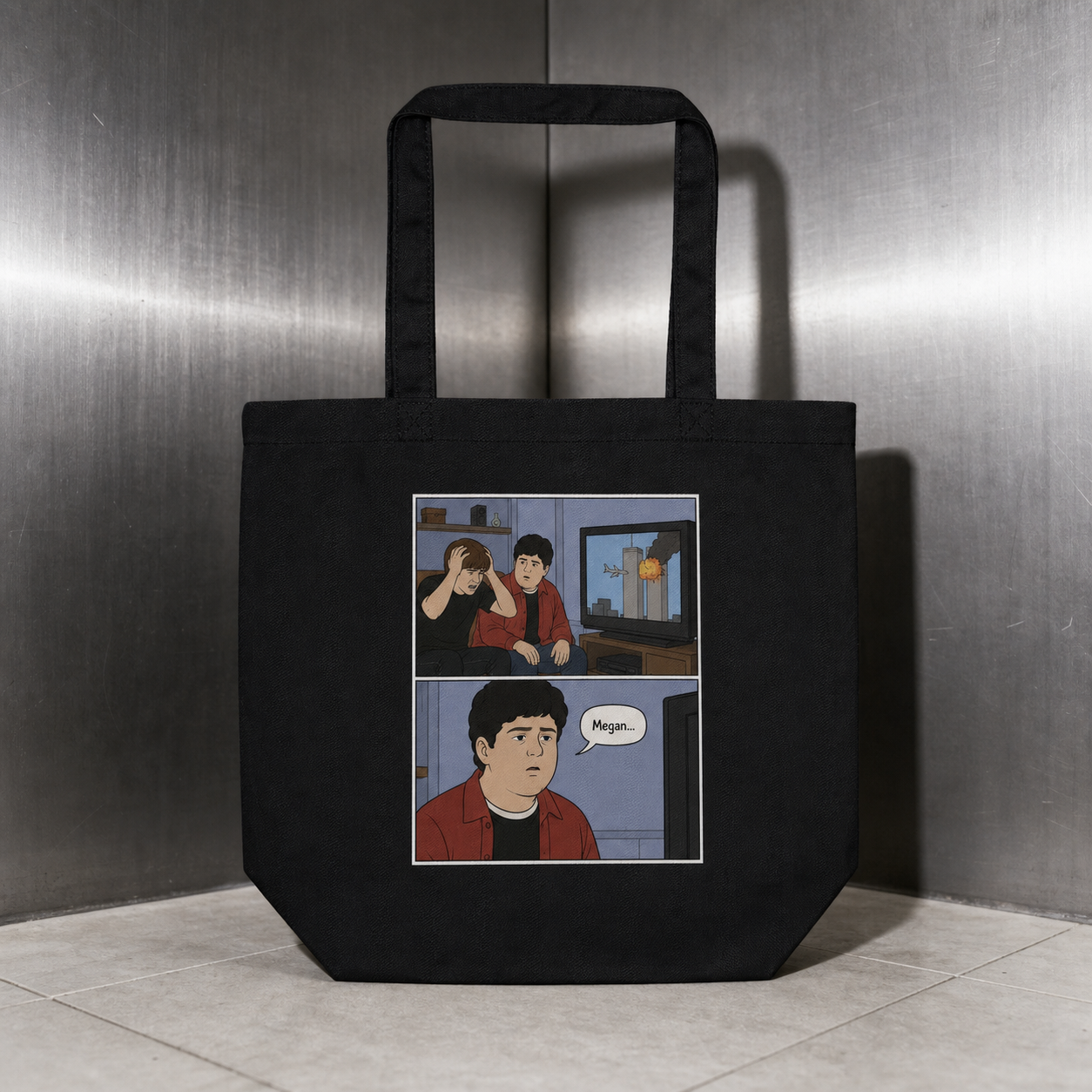 megan did 9/11 eco tote