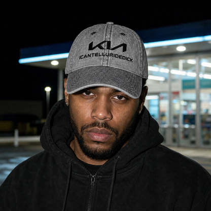 ICANTELLURIDEDICK WASHED DAD HAT