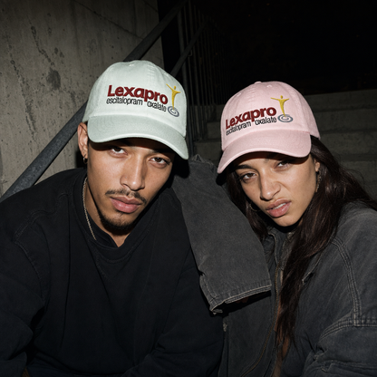 Lexapro Embroidered Pastel Dad Cap